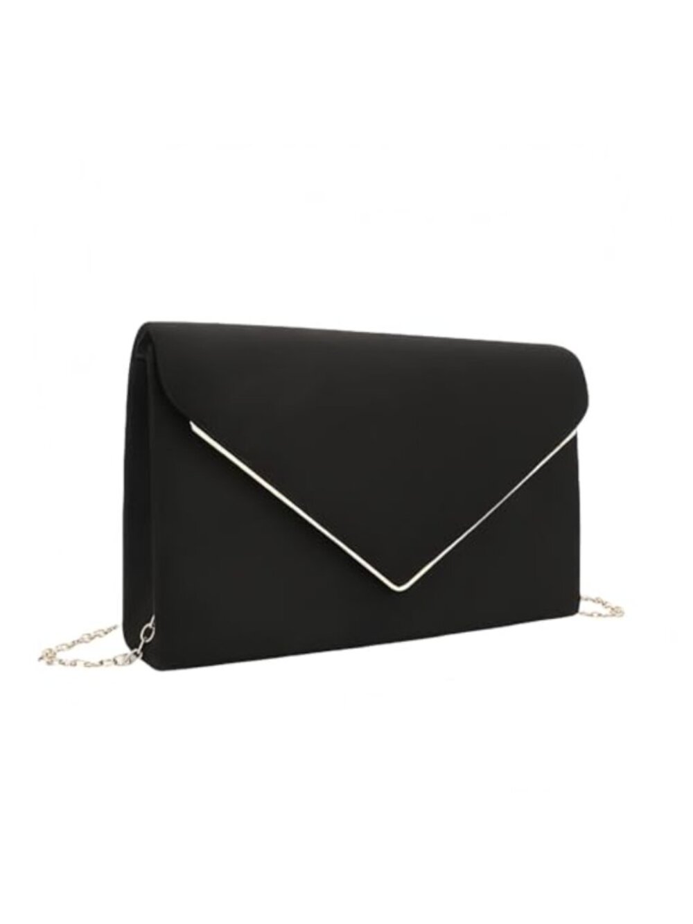 Faux Suede Evening Clutch Purse Detachable Chain Crossbody Formal Wedding